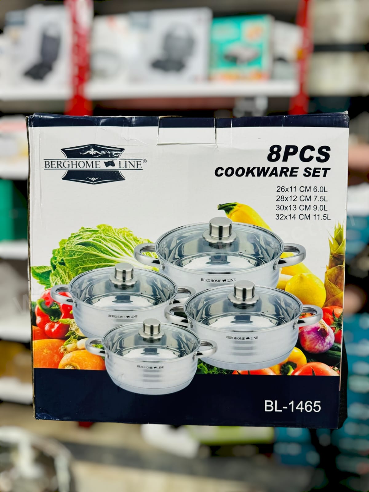 Berghome Line 8Pcs Cookware Set