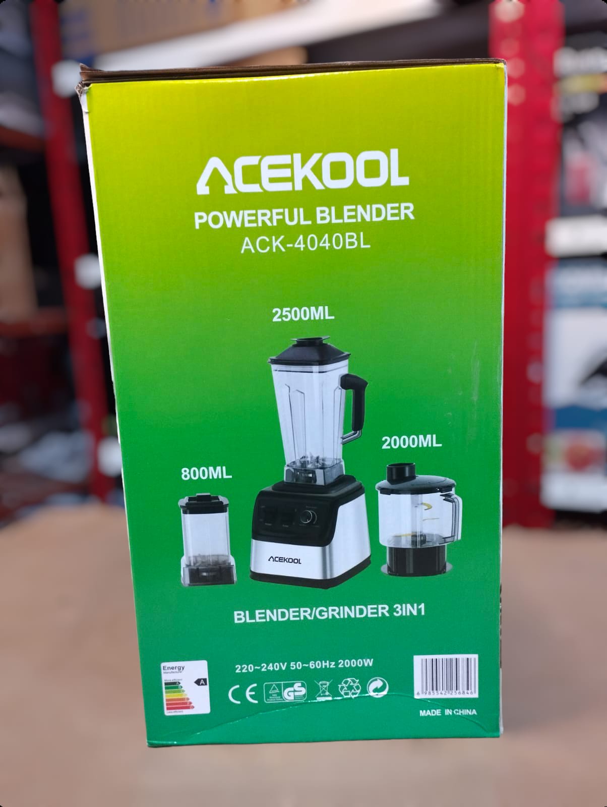 ACEKOOL 3 in 1 Blender ACK-4040BL