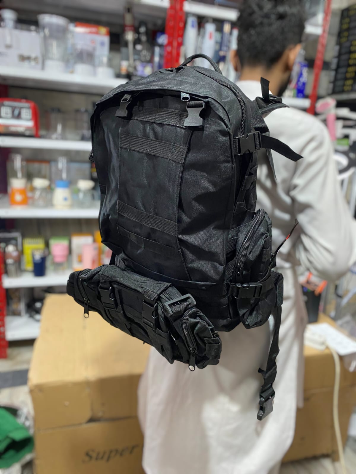 Imported 4 in 1 60L Camping Backpack