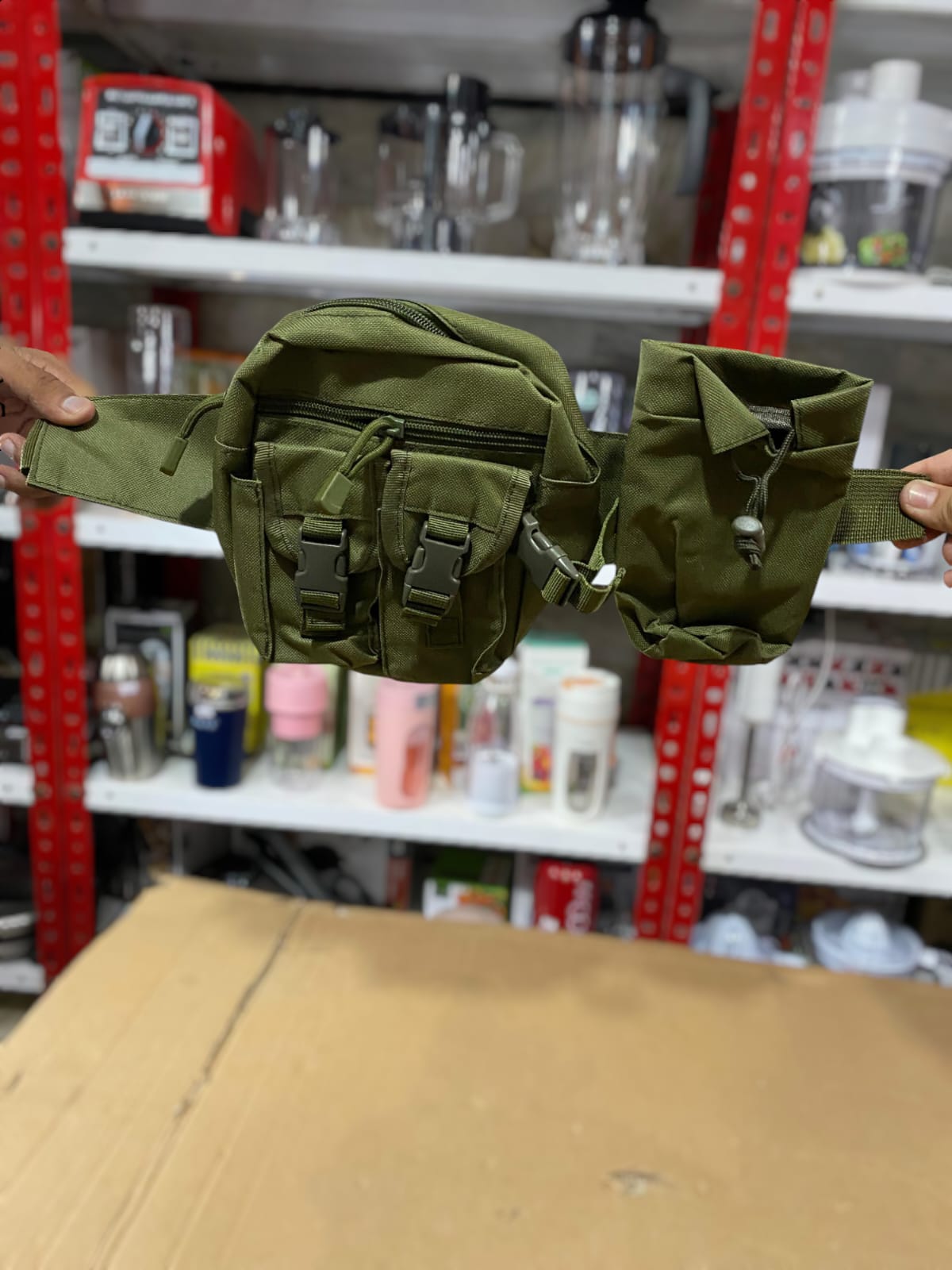 Imported Waist Bag with Bottle Space