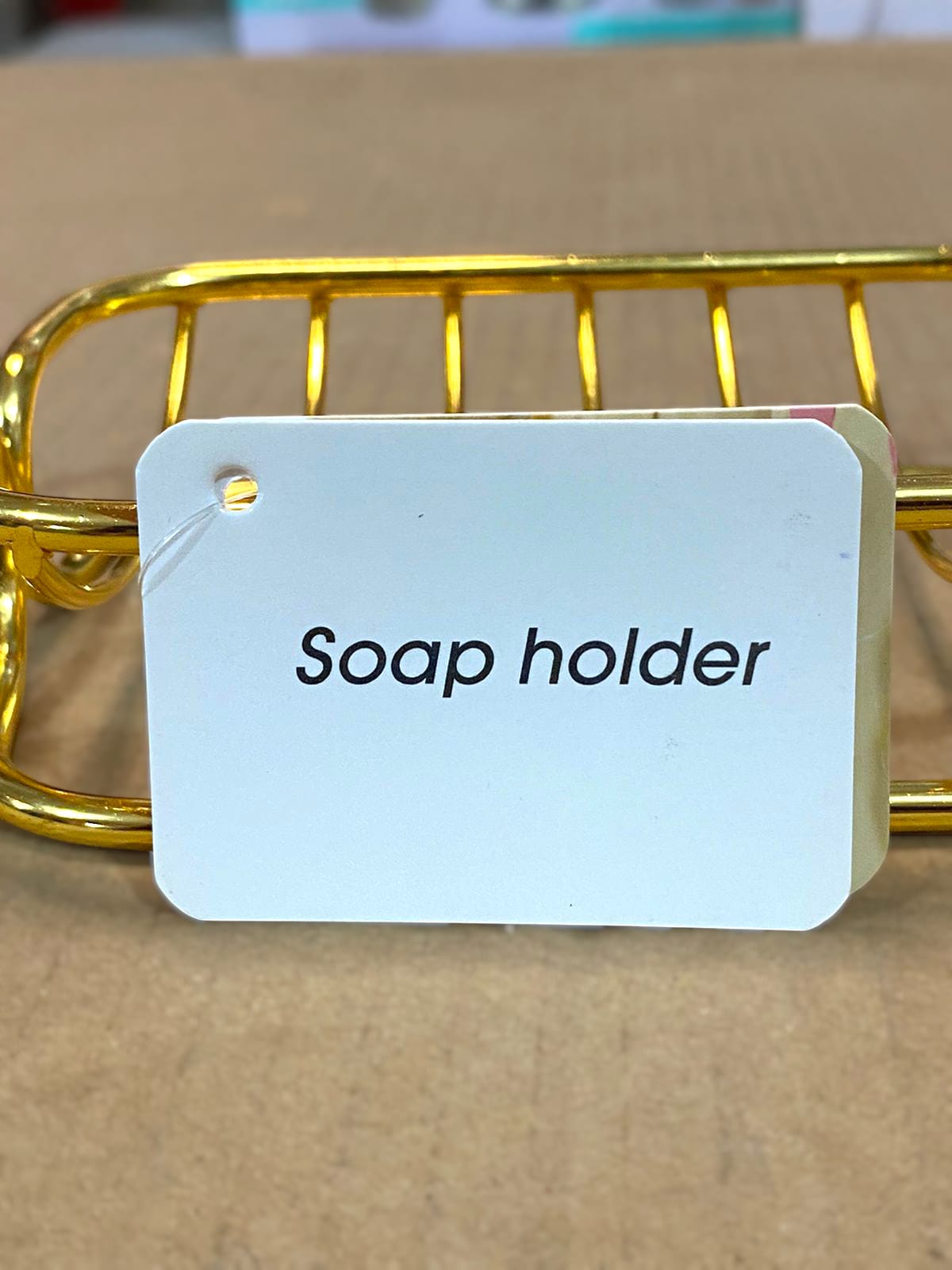 Golden Steel Soap Holder