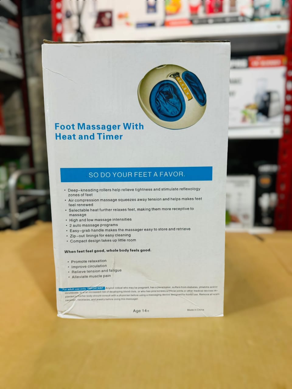 Foot Massager with Heat & Timer