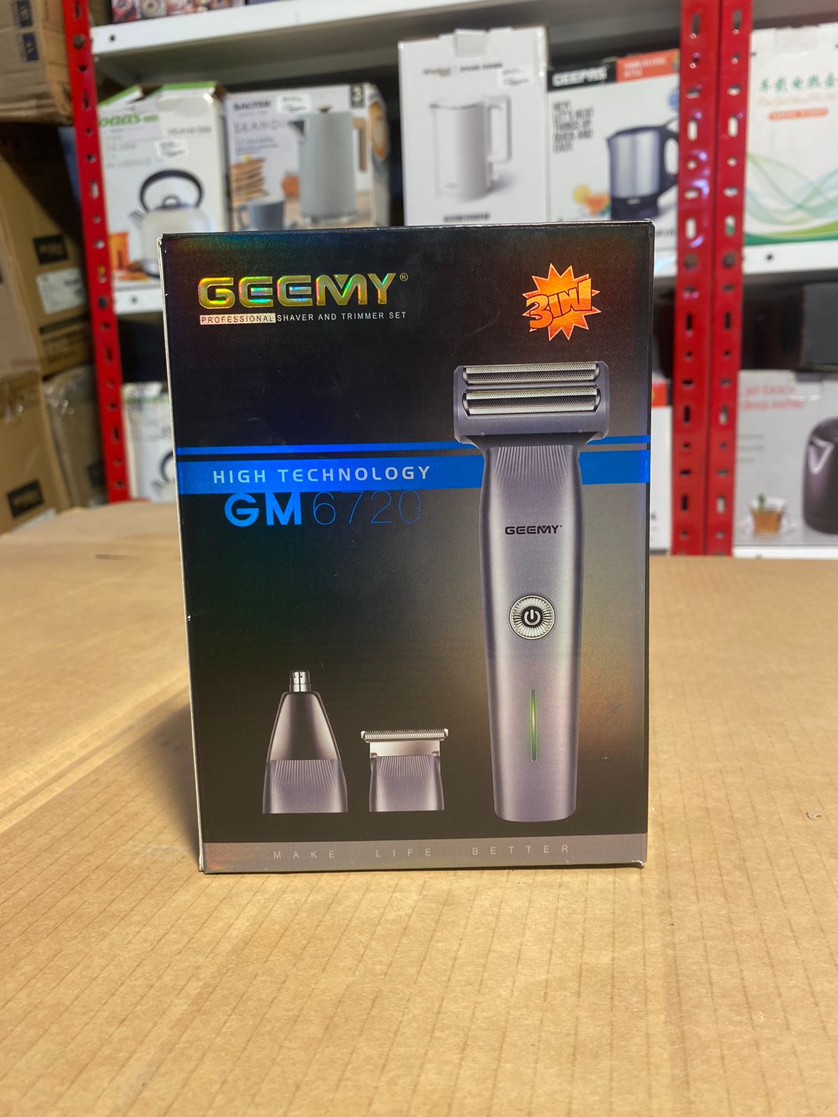 Geemy 3 in 1 Shaver & Trimmer Set