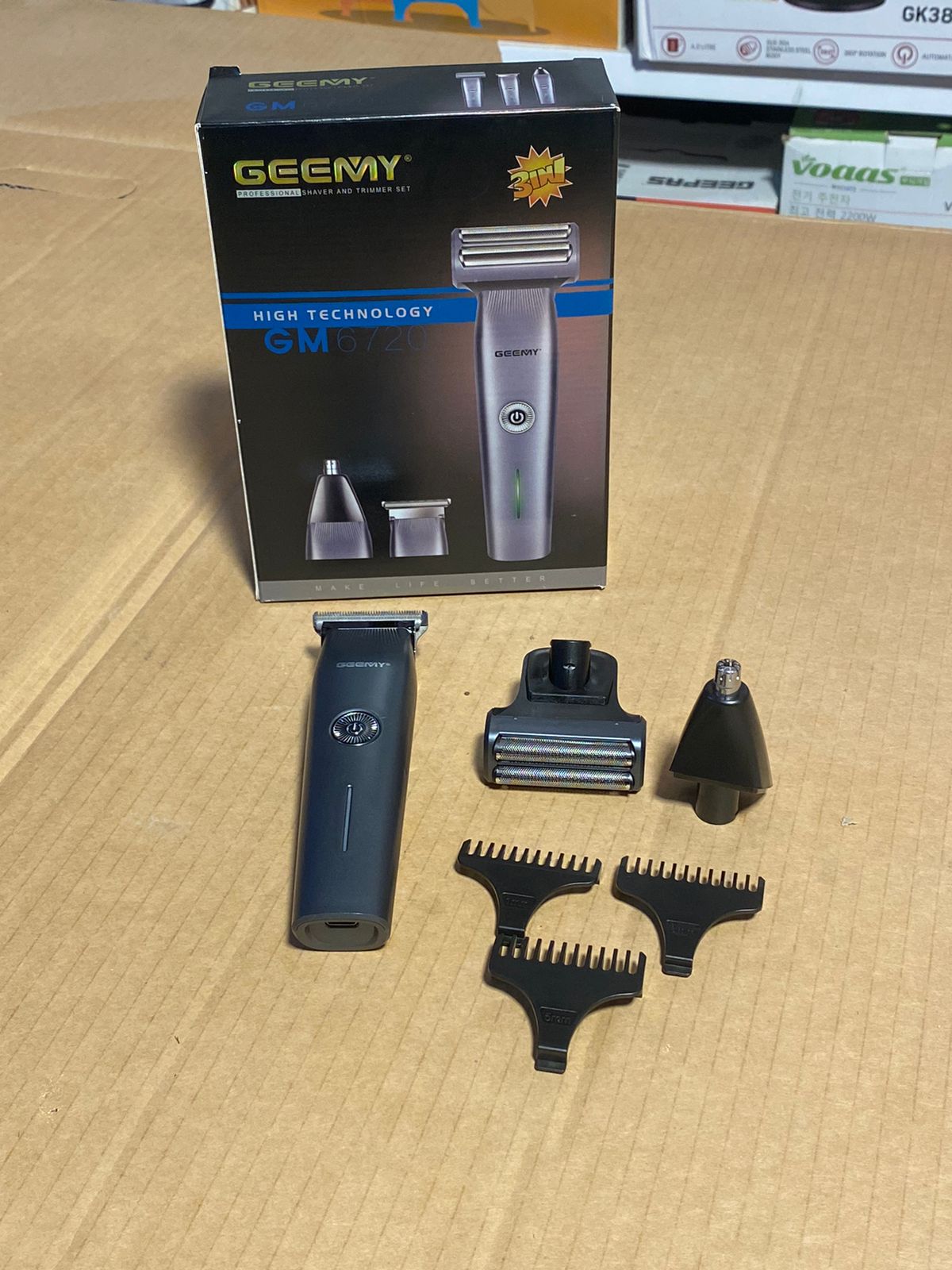 Geemy 3 in 1 Shaver & Trimmer Set