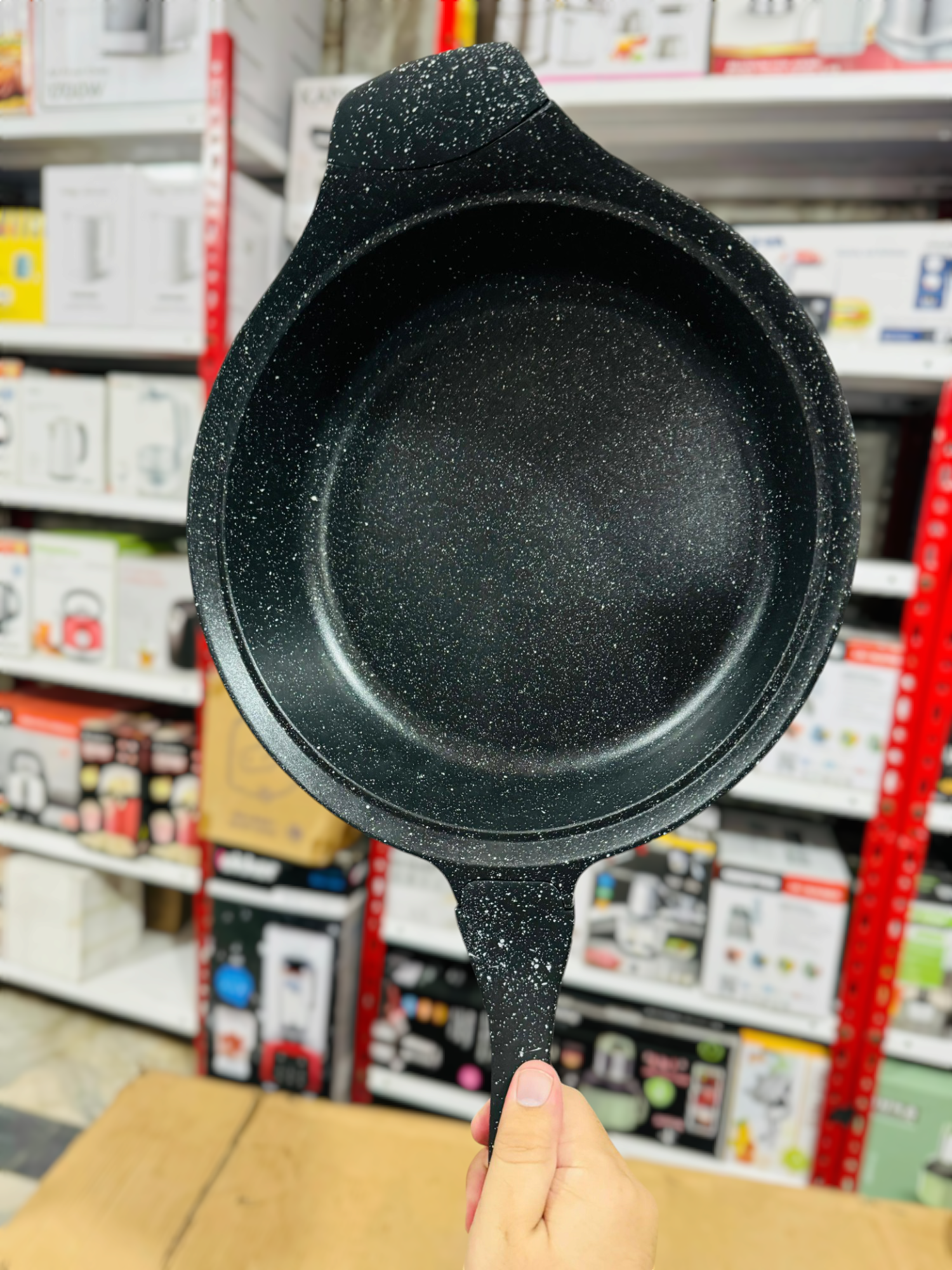 Granite 28cm Diamond Deep Fry Pan